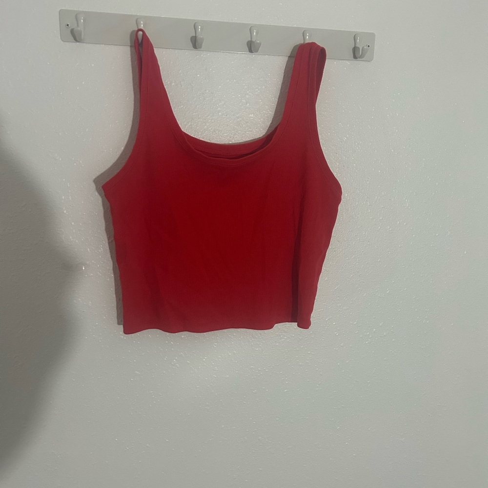 Wild Fable Bold Red Crop Top